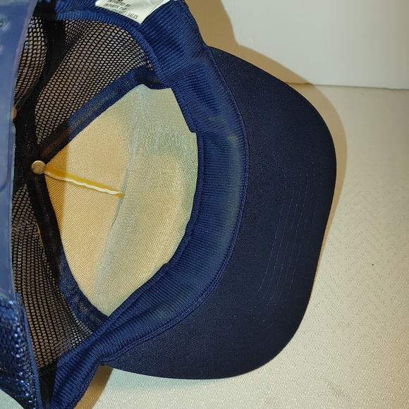 Truckers Hat Cap Navy White Snap Back OLD FART - Picture 5 of 10